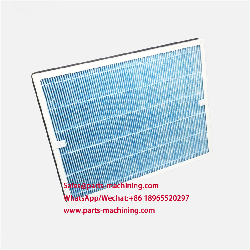 Non-partitioned high efficiency antibacterial filter